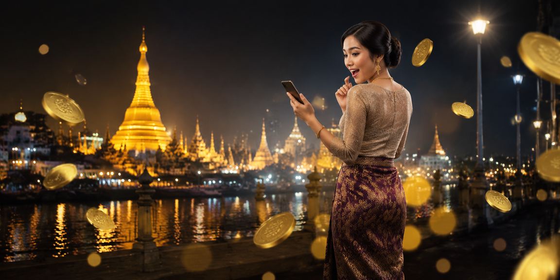 ရန်ကုန် ရွှေစည်ပန်းတိုင်နားက ဖုန်းမှ ကာစီနို ဖဲဂိမ်းကစားခြင်း